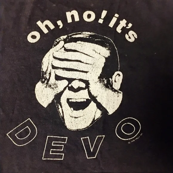 Original Vintage Devo Single Stitch T-Shirt 1982 - Picture 2 of 12